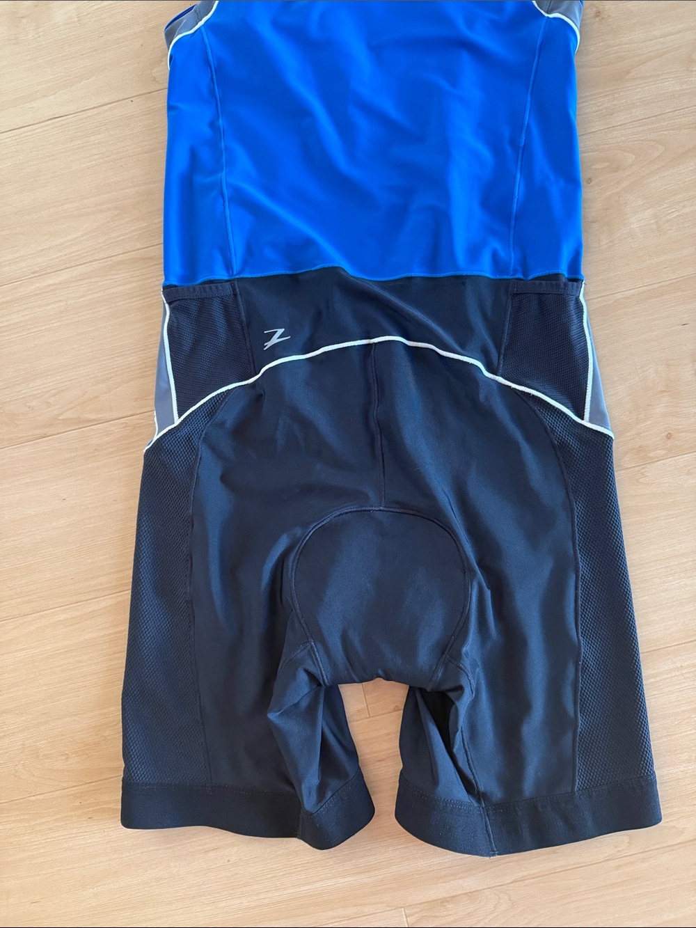 NWT ZOOT MENS CORE TRIATHLON SLEEVELESS RACE SUIT BLUE GRAY TRAINING RACE DAY XL - Picture 13 of 16